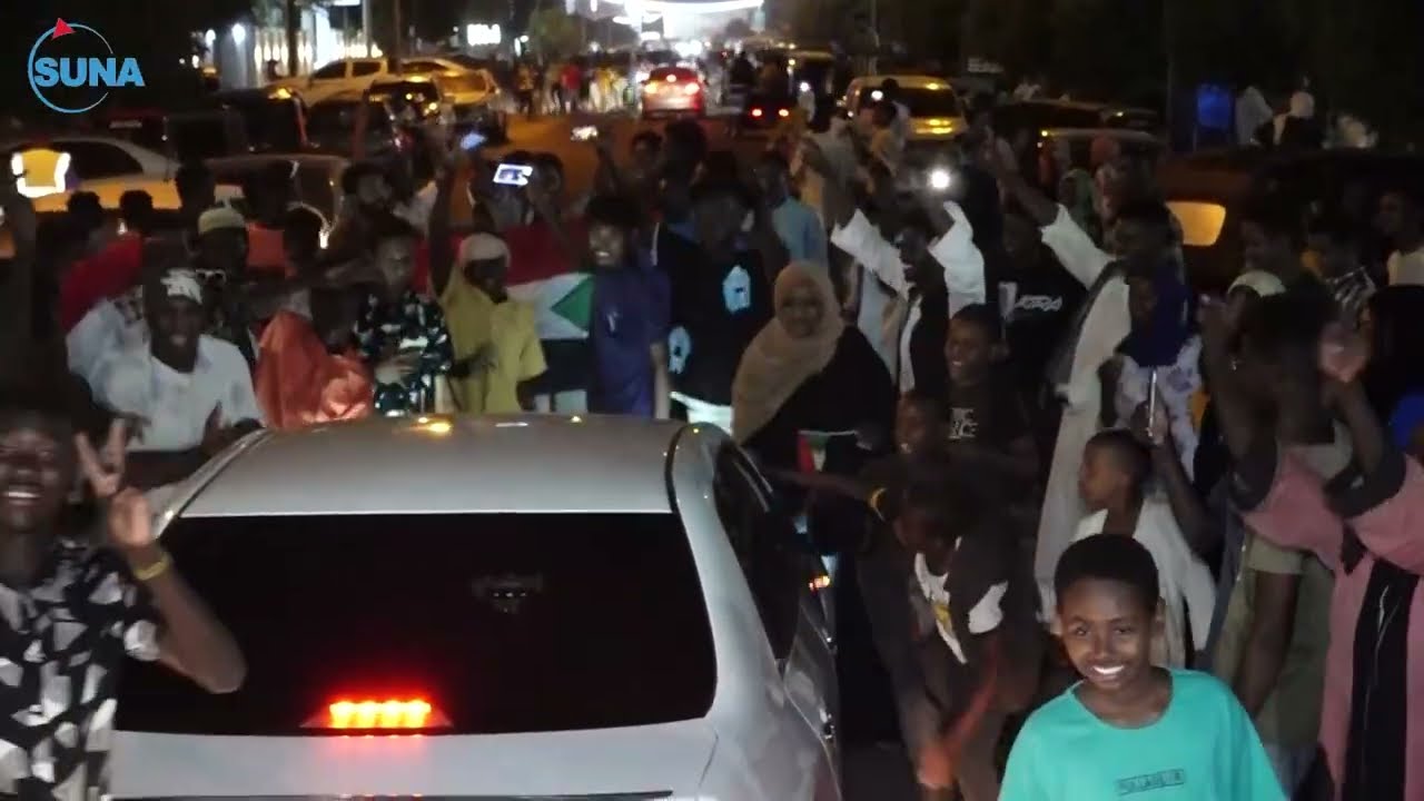 مواكب احتفالية بشوارع بورتسودان احتفالاً بانتصارات القوات المسلحة في الخرطوم