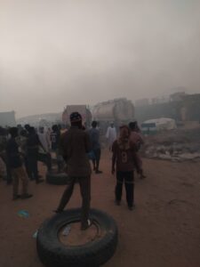 فاجعة حريق سوق الطواحين.. انفجارات غاز وخسائر بالمليارات